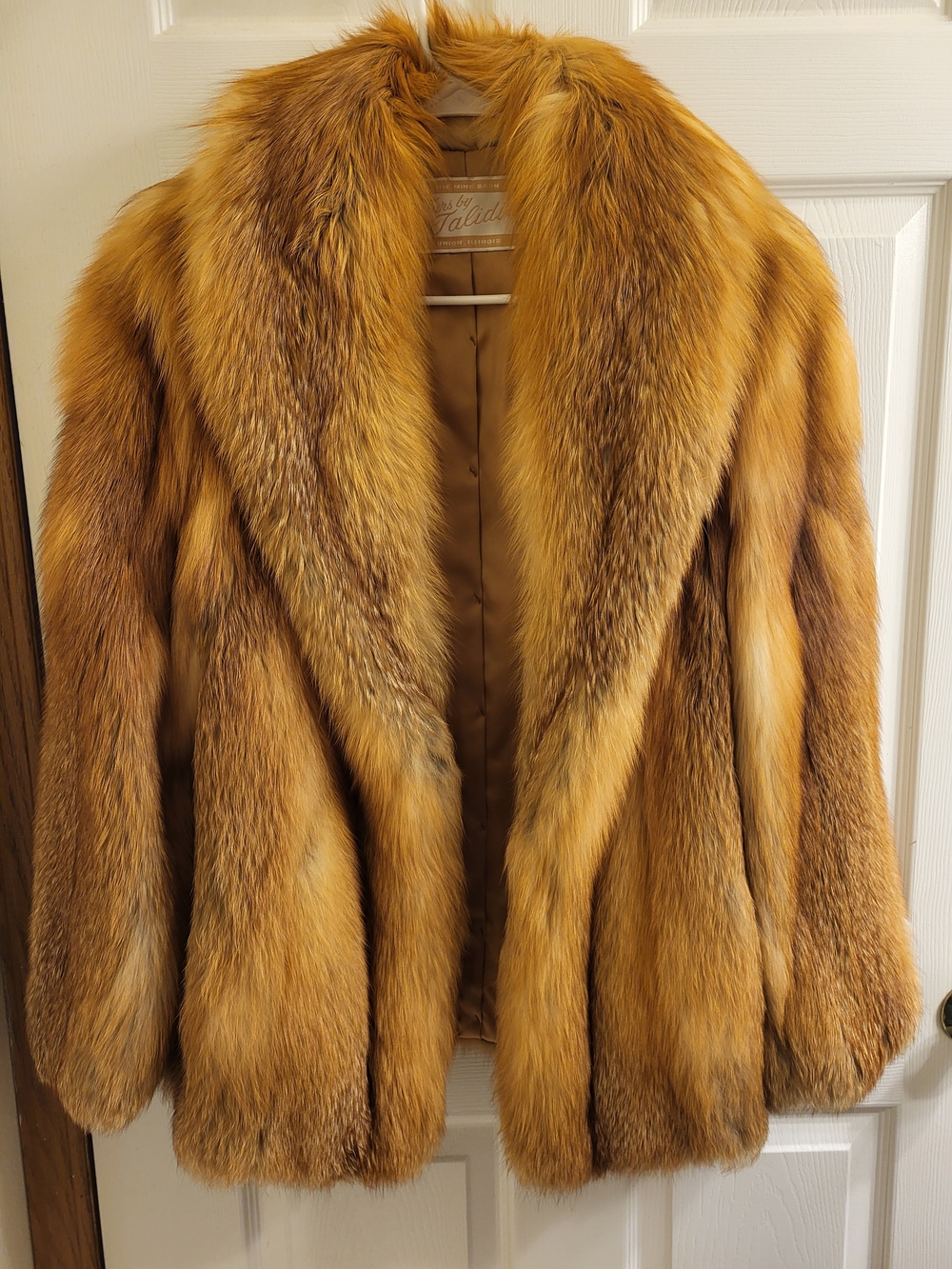 Red Fox Fur Jacket Craft/sewing Practice.
